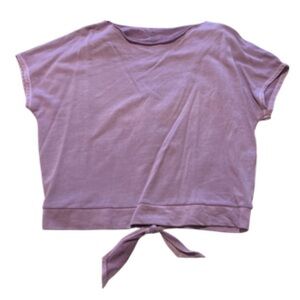 Lavender Tie-Front Women's Top